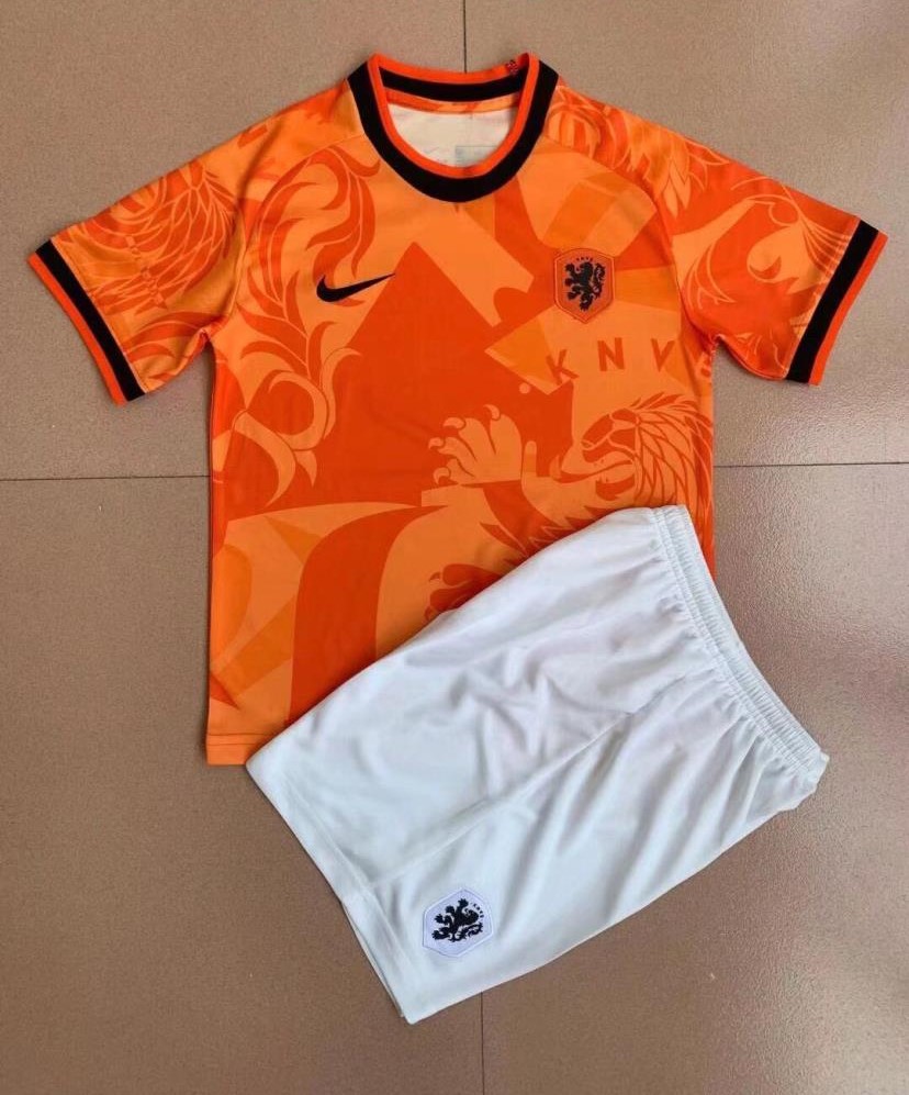 Kids-Netherlands 2022 Concept Soccer Jersey